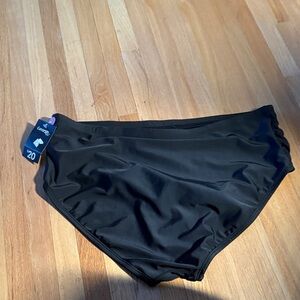 George Women's Classic Black Bikini Bottoms